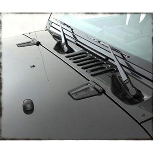 SMITTYBILT | Complete Hood Kit 07-18 Wrangler JK Black Smittybilt |7680