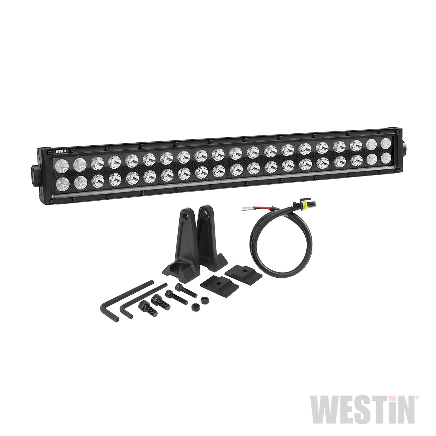 WESTIN AUTOMOTIVE | B-FORCE LED Light Bar  All  B-FORCE LED Light Bar Double Row 20" Combo w/3W Cree  Black | 09-12212-40C