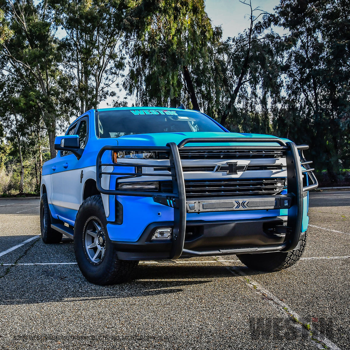 Westin Sportsman X Grille Guard 2019-2021 Chevy Silverado 1500