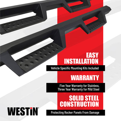 Westin HDX Stainless Drop Nerf Steps 2015-2024 Ford F-150 SuperCrew