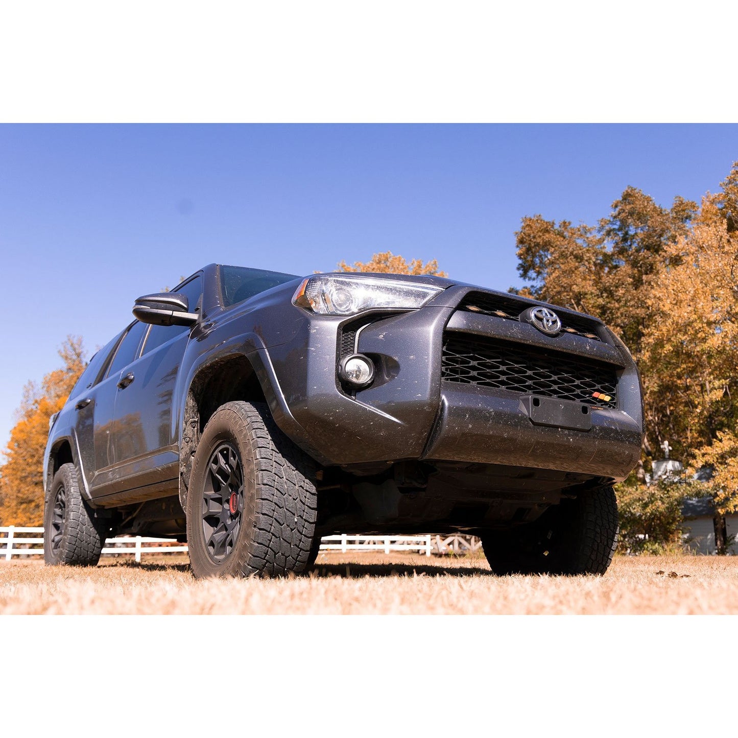 ROUGH COUNTRY 2 Inch Lift Kit | Red Spacers | Toyota 4Runner 2WD/4WD (2010-2024) | 764RED