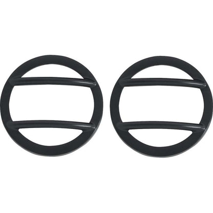 KENTROL Jeep JK Headlight and Marker Cover Set 6 Pieces 07-18 Wrangler JK Powdercoat Black Kentrol  50013