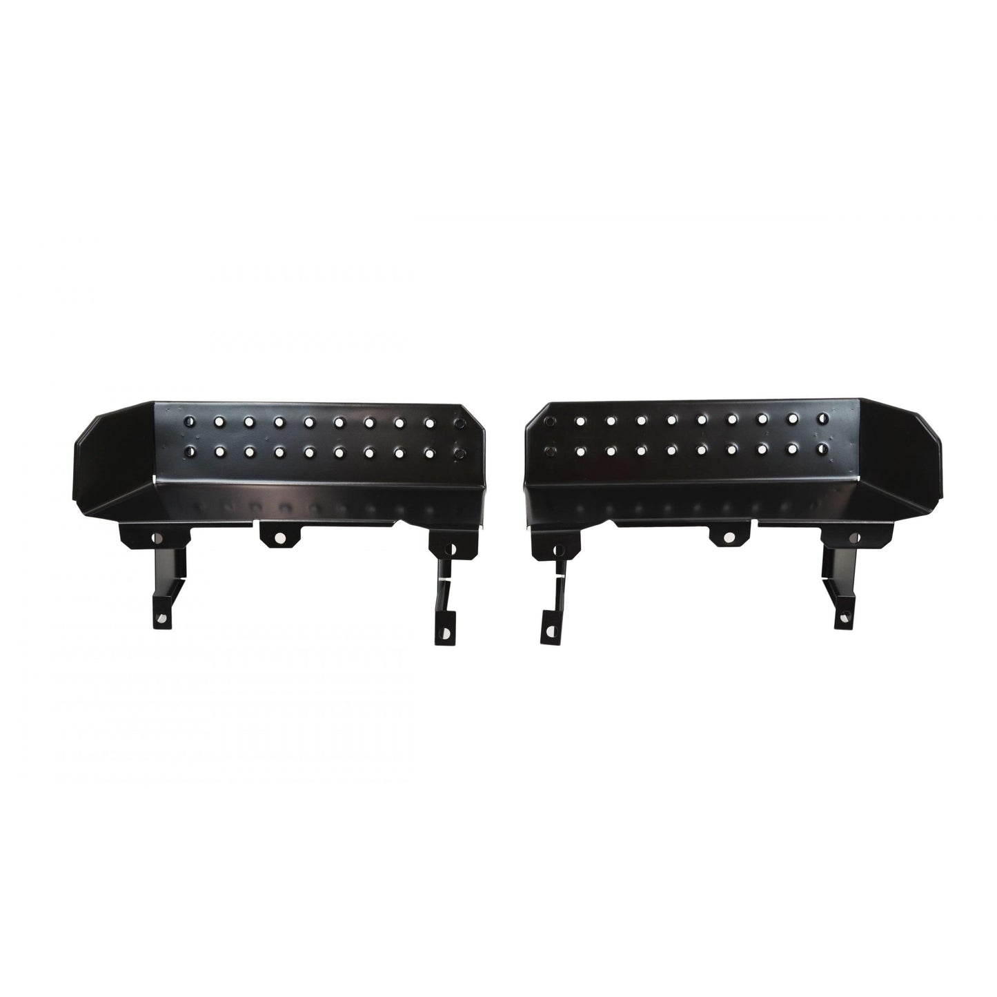KENTROL Jeep CJ7/YJ Side Steps Pair 76-95 CJ7 Wrangler YJ Powdercoat Black Kentrol  50432