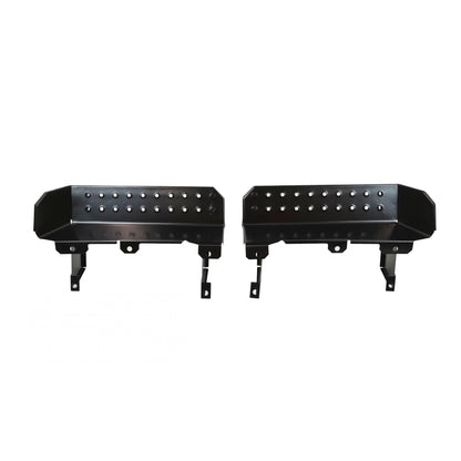 KENTROL Jeep CJ7/YJ Side Steps Pair 76-95 CJ7 Wrangler YJ Powdercoat Black Kentrol  50432