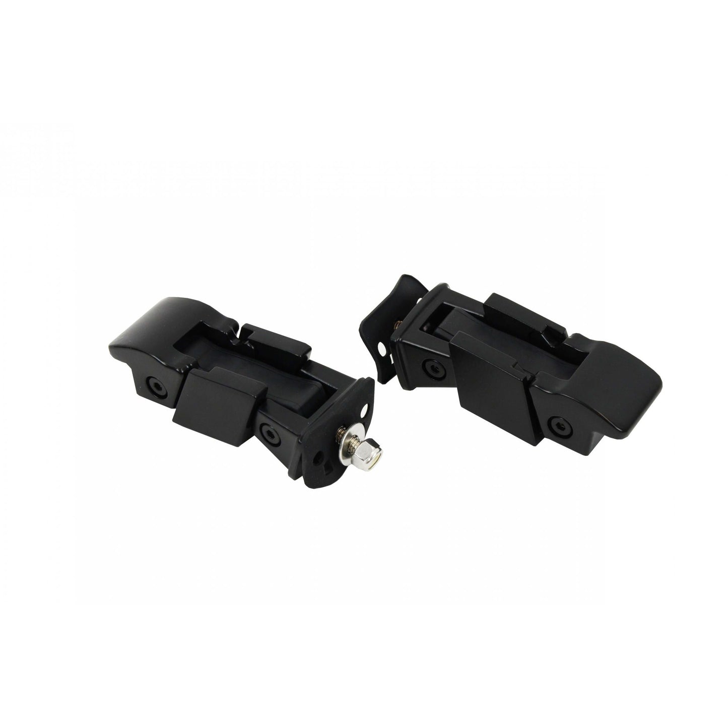 KENTROL Jeep TJ Hood Catch Pair 97-06 Wrangler TJ Powdercoat Black Kentrol  50489