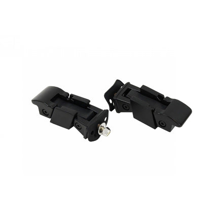 KENTROL Jeep TJ Hood Catch Pair 97-06 Wrangler TJ Powdercoat Black Kentrol  50489