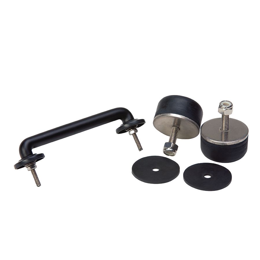KENTROL Jeep TJ/JK Windshield Tie Down Kit 97-14 Wrangler TJ/JK Powdercoat Black Kentrol  50503