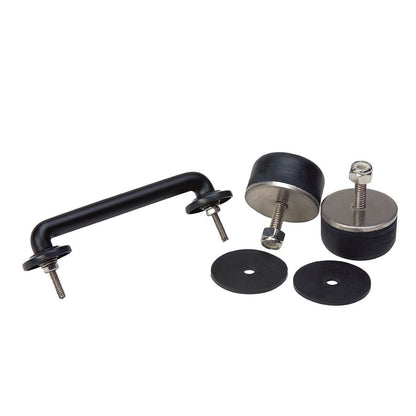 KENTROL Jeep TJ/JK Windshield Tie Down Kit 97-14 Wrangler TJ/JK Powdercoat Black Kentrol  50503