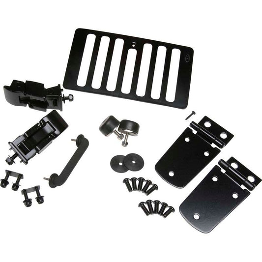 KENTROL Jeep TJ Hood Kit 98-06 Wrangler TJ Powdercoat Black Kentrol  50504