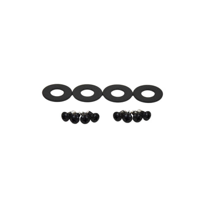 KENTROL Jeep CJ/YJ Interior Door Latch Brackets Pair 81-95 CJ and Wrangler YJ Powdercoat Black Kentrol  50513