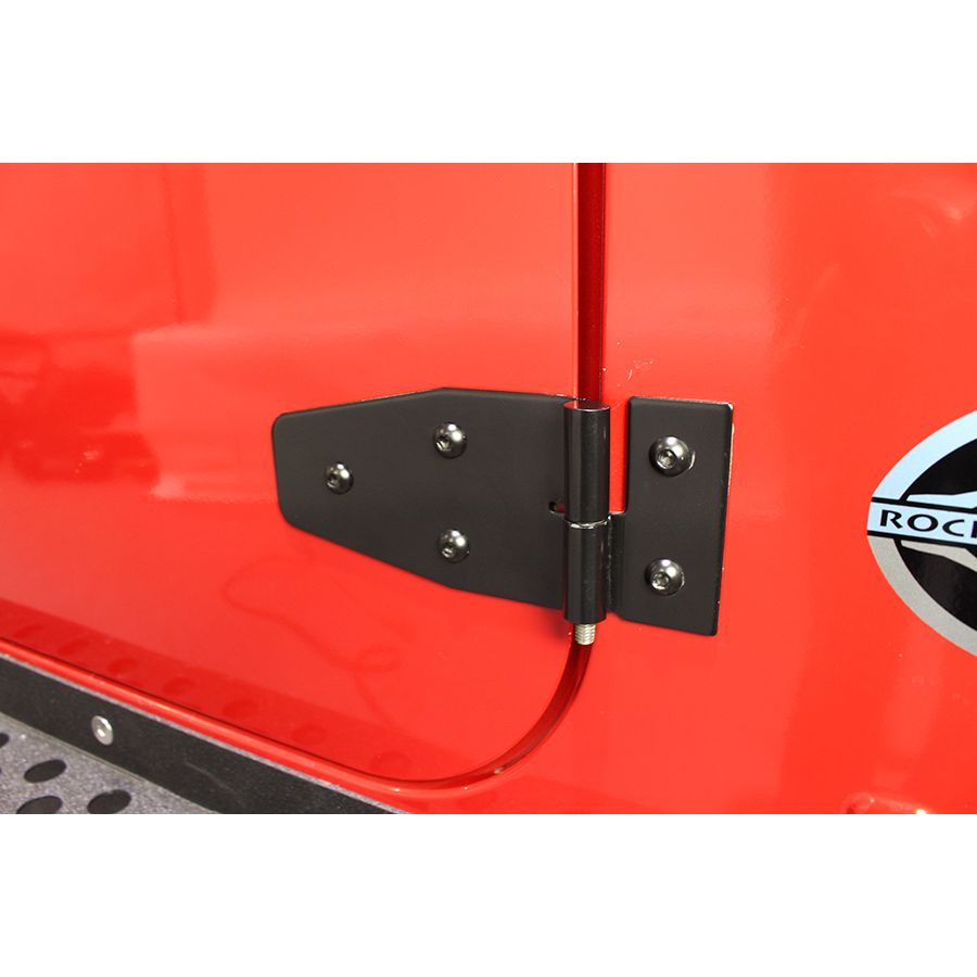 KENTROL Jeep TJ Door Hinge Set 4 Pieces 97-06 Wrangler TJ Powdercoat Black Kentrol  50525