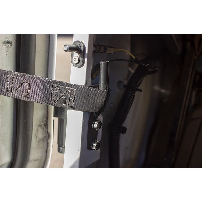 KENTROL Jeep CJ/YJ Door Strap Pins Pair 76-95 CJ and Wrangler YJ Powdercoat Black Kentrol  50549