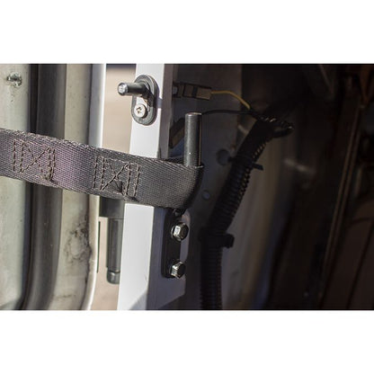KENTROL Jeep CJ/YJ Door Strap Pins Pair 76-95 CJ and Wrangler YJ Powdercoat Black Kentrol  50549