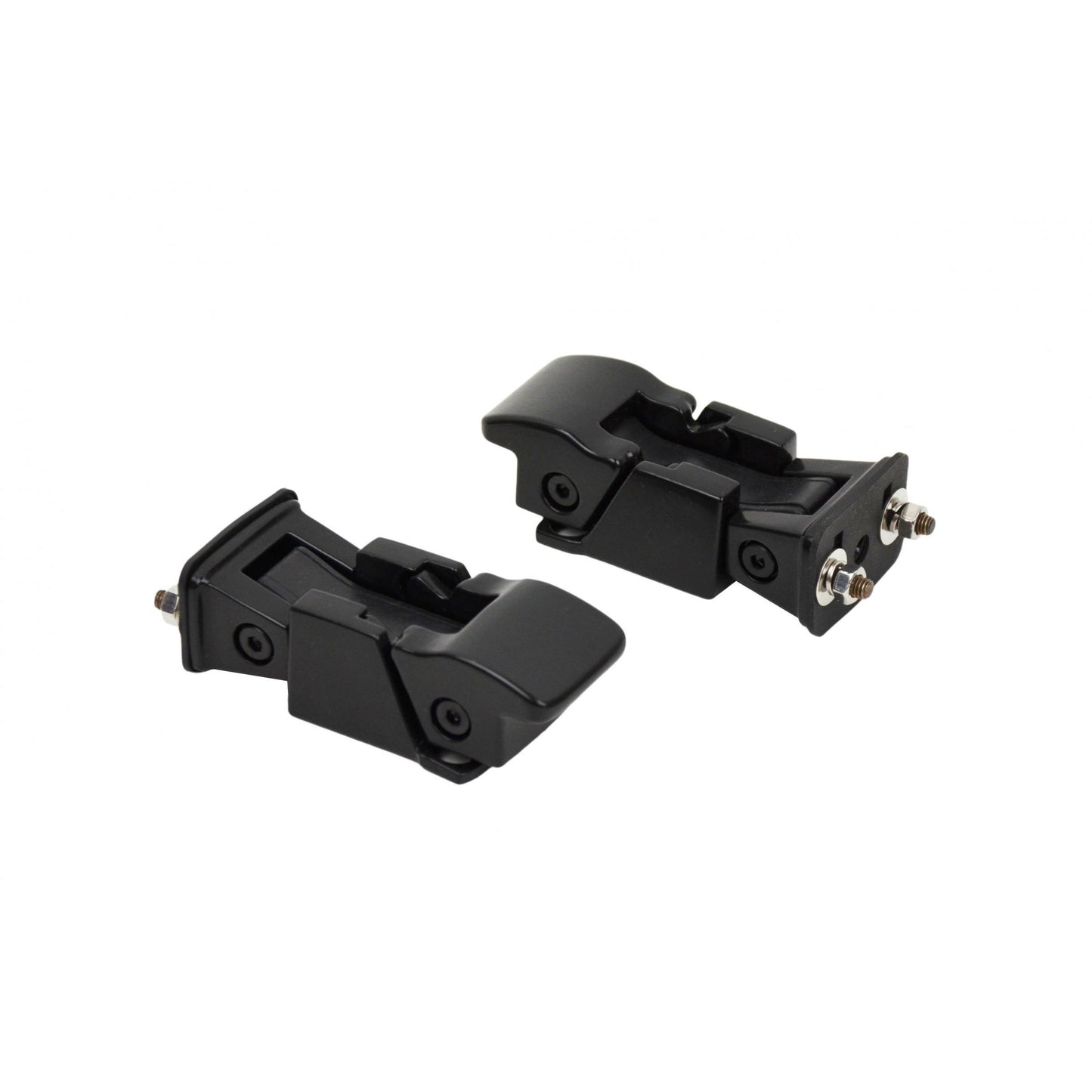 KENTROL Jeep CJ/YJ Hood Catch Pair TJ Style 42-95 CJ and Wrangler YJ Powdercoat Black Kentrol  50563