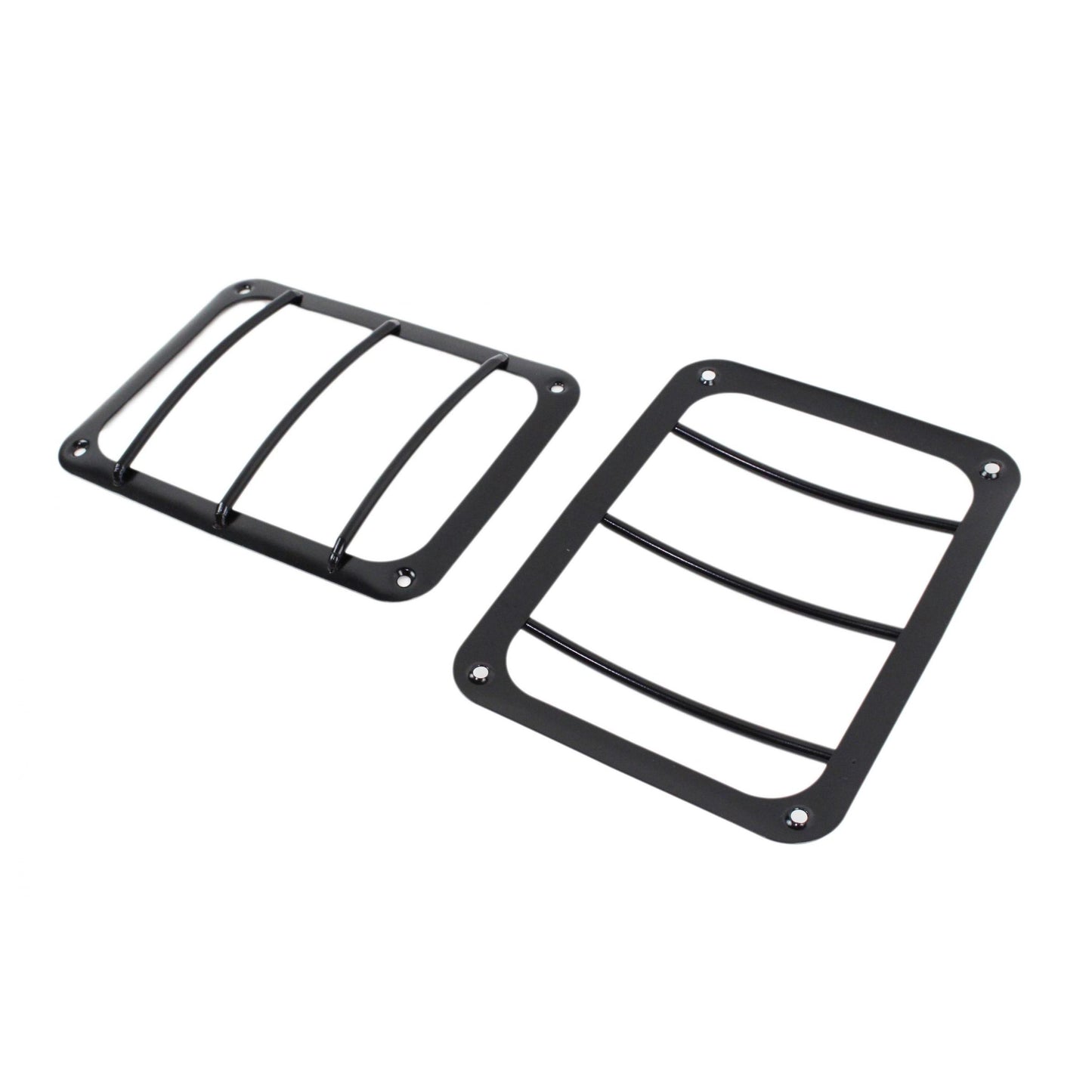 KENTROL Jeep JK Taillight Guard Pair 07-18 Wrangler JK Powdercoat Black Kentrol  50582