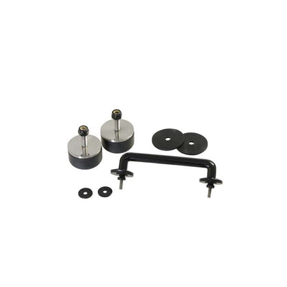 KENTROL Jeep JK Hood Kit Without Hood Catch 07-18 Wrangler JK Powdercoat Black Kentrol  50588WHC