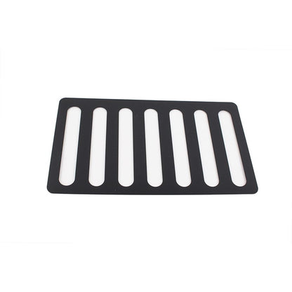 KENTROL Jeep JK Hood Kit Without Hood Catch 07-18 Wrangler JK Powdercoat Black Kentrol  50588WHC