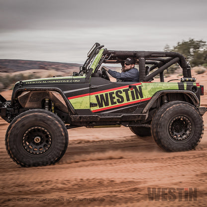 Westin Tube Fenders - Rear 2007-2018 Jeep Wrangler JK