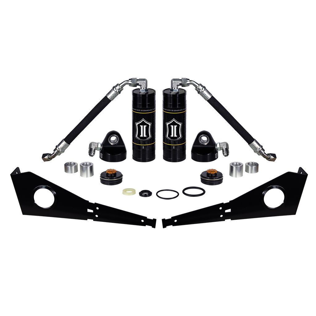 ICON VEHICLE DYNAMICS | 2005-2023 Toyota Tacoma/2003-2024 4Runner/2007-2014 FJ Cruiser Front Coilover Reservoir Upgrade Kit W/ Seals Pair Icon Vehicle Dynamics | 51035