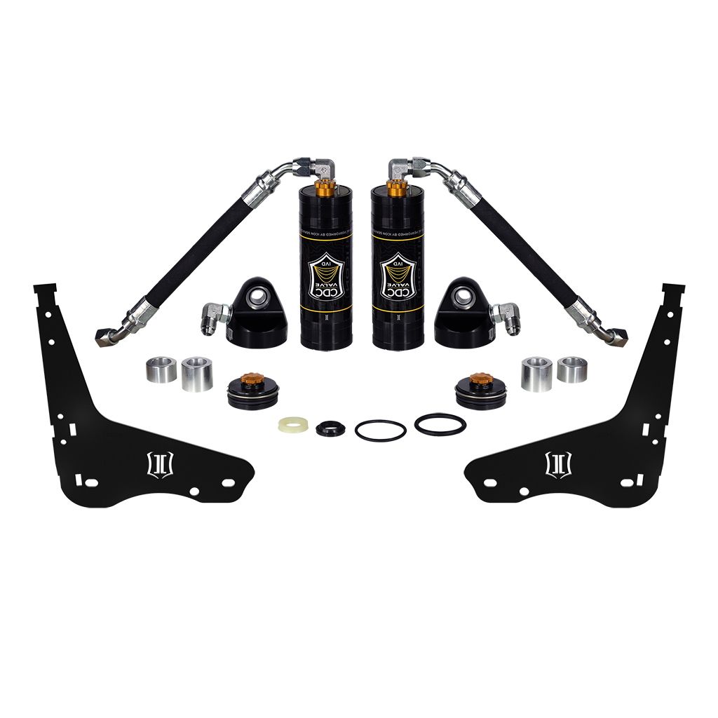 ICON VEHICLE DYNAMICS | 2007-2021 Toyota Tundra/2008-2022 Toyota Sequoia Coilover Reservoir W/ CDCV Upgrade Kit With Seals Pair Icon Vehicle Dynamics | 51037C