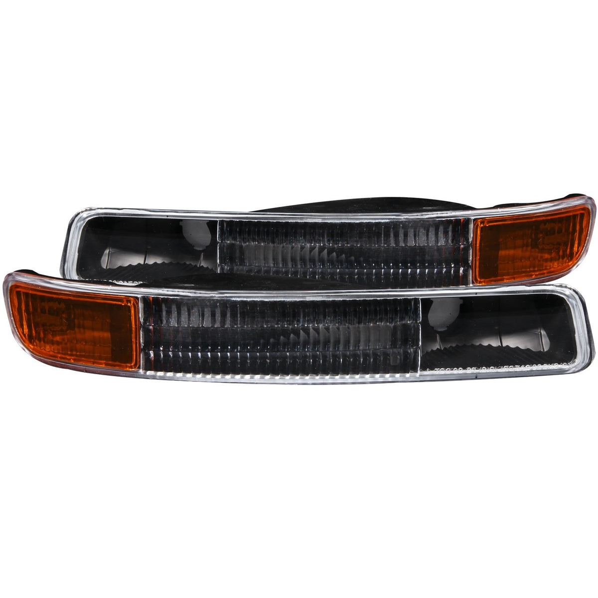 ANZO USA ZUKT_511005 Anzo ZUKT_511005 Euro Parking Lights Clear Lens Black Housing