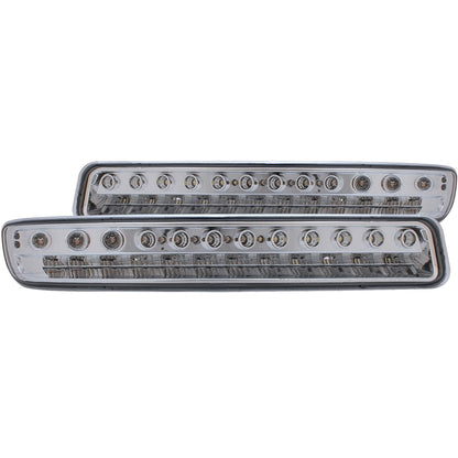 ANZO USA ZUKT_511052 Anzo ZUKT_511052 Parking Light Assembly LED Clear Lens Chrome