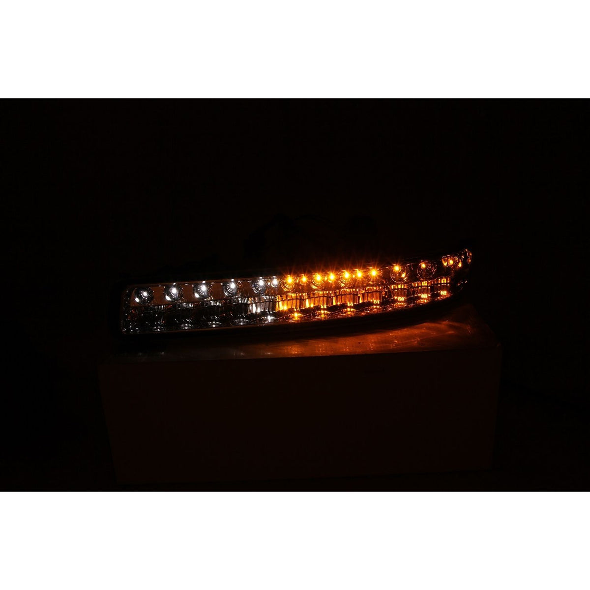ANZO USA ZUKT_511052 Anzo ZUKT_511052 Parking Light Assembly LED Clear Lens Chrome