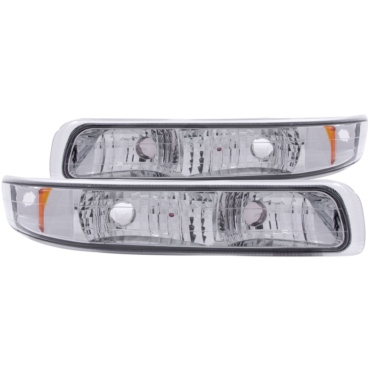 ANZO USA ZUKT_511064 Anzo ZUKT_511064 Parking Light Assembly Euro Clear Lens Chrome