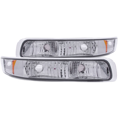 ANZO USA ZUKT_511064 Anzo ZUKT_511064 Parking Light Assembly Euro Clear Lens Chrome