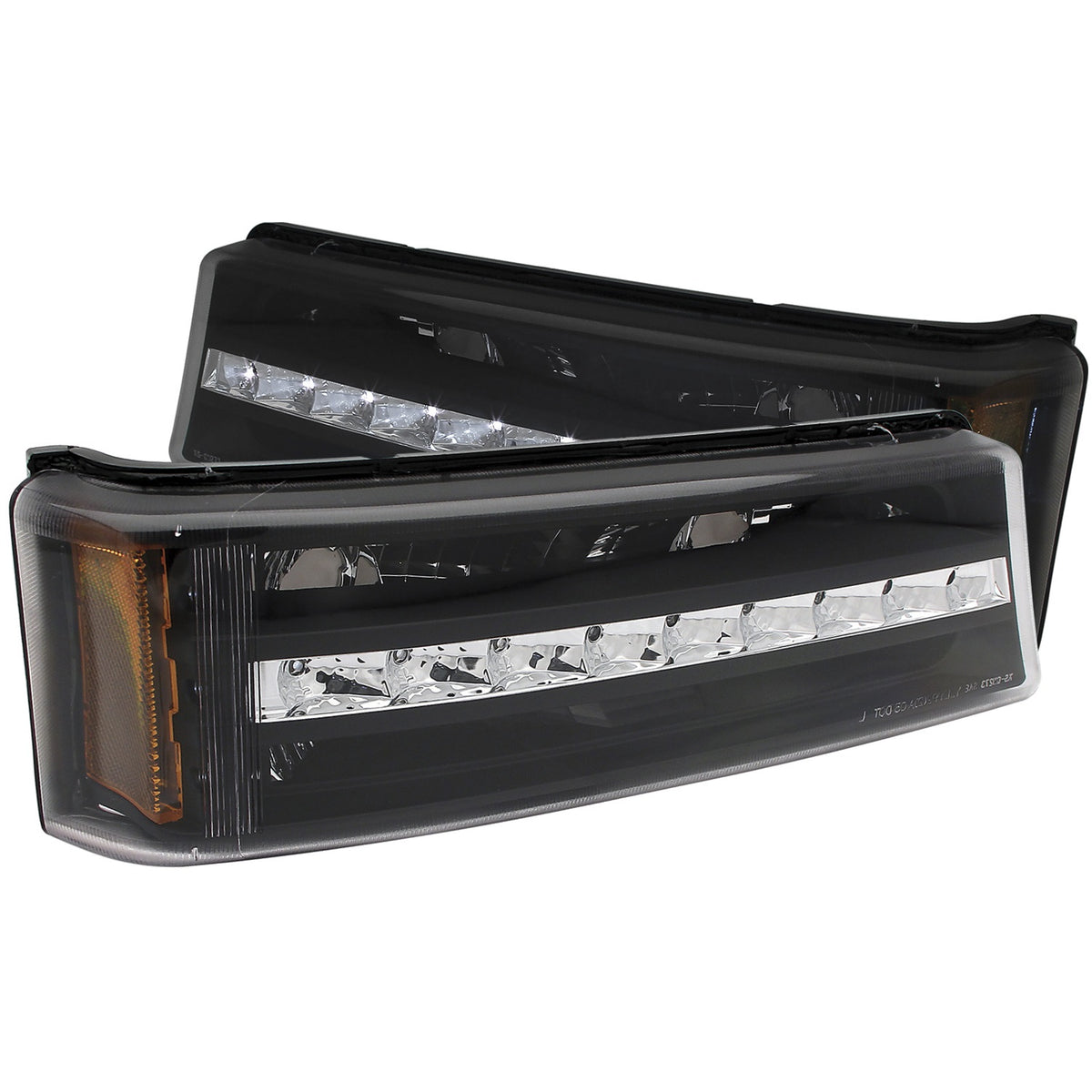 ANZO USA ZUKT_511067 Anzo ZUKT_511067 Parking Light Assembly Euro Clear Lens Black