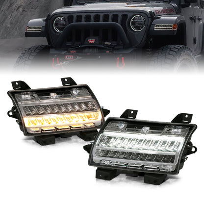 ANZO USA ZUKT_511083 Anzo ZUKT_511083 Side Marker Light Assembly LED Chrome Clear
