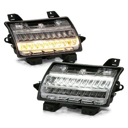ANZO USA ZUKT_511083 Anzo ZUKT_511083 Side Marker Light Assembly LED Chrome Clear