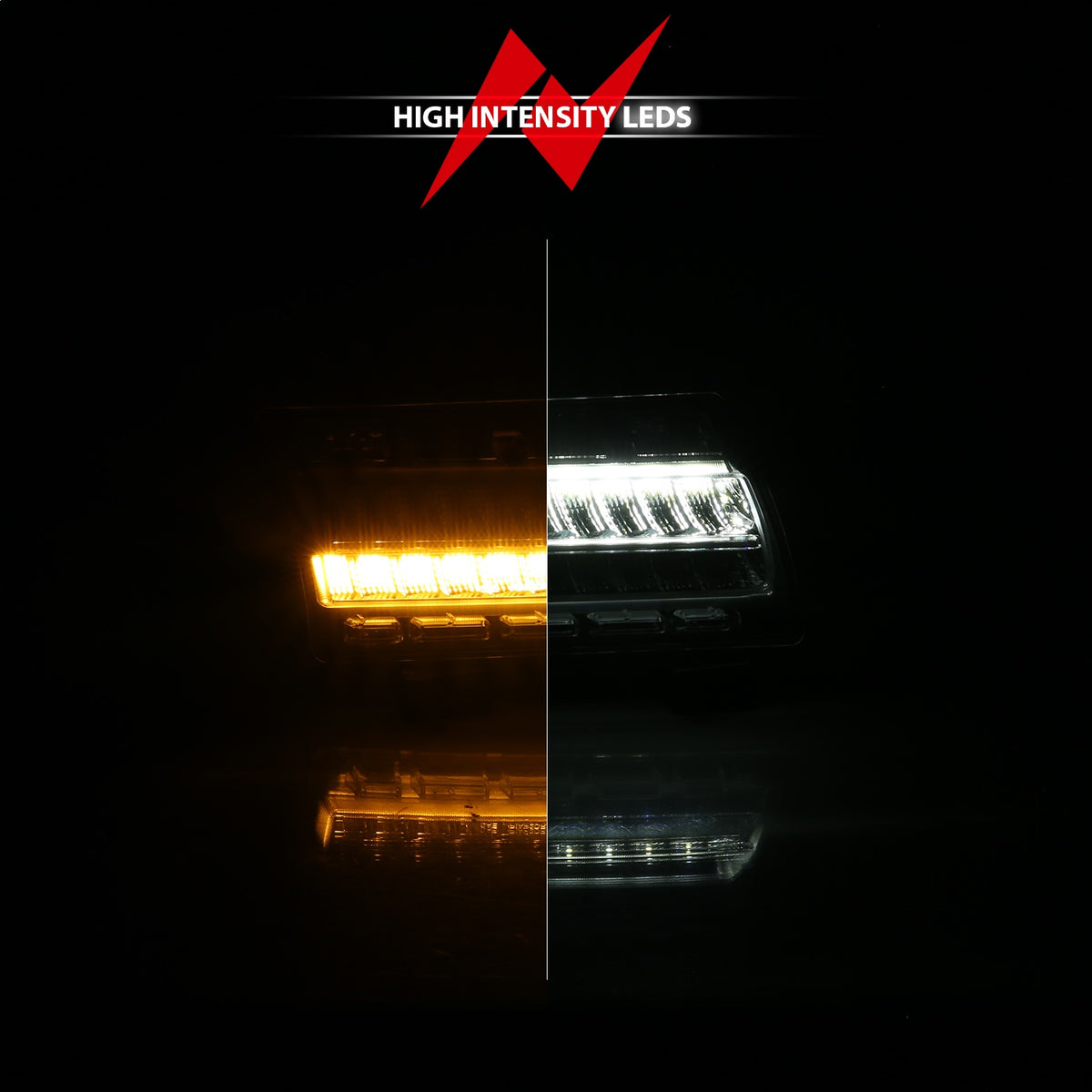 ANZO USA ZUKT_511083 Anzo ZUKT_511083 Side Marker Light Assembly LED Chrome Clear