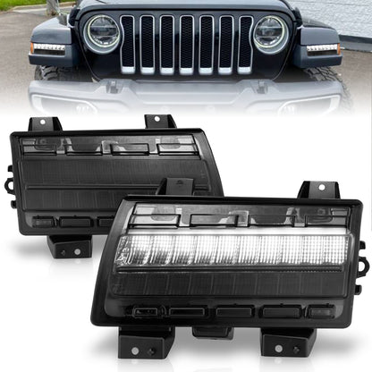 ANZO USA ZUKT_511088 Anzo ZUKT_511088 Side Marker Light Assembly LED Smoke Lens Chrome