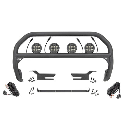 ROUGH COUNTRY Nudge Bar | 3.5 Inch Round Led (x4) | Ford Bronco 4WD (2021-2025) | 51039