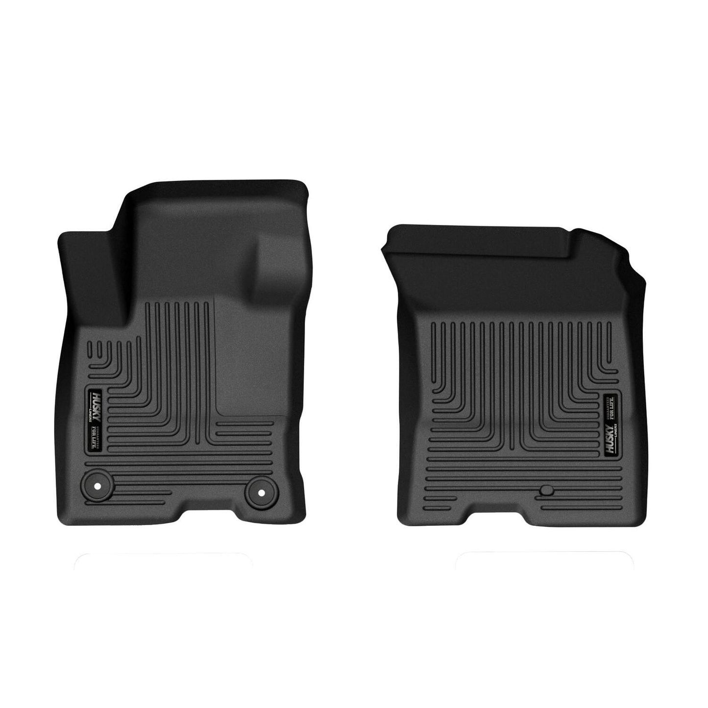 Husky Liners | X-act Contour Front Floor Liners For 2022-2024 Maverick Husky Liners | 51451 displayed from above.