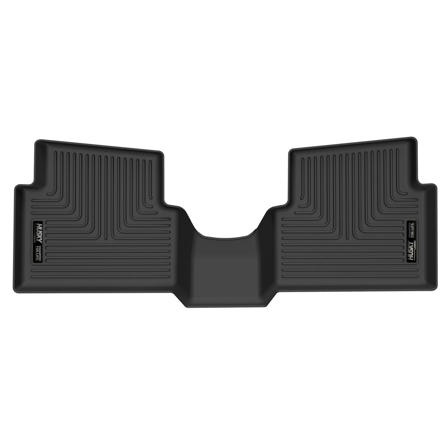 Husky Liners | X-act Contour 2nd Seat Floor Liner For 2022-2024 Maverick Gas Husky Liners | 51761, durable black floor liner.