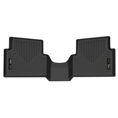 Husky Liners | X-act Contour 2nd Seat Floor Liner For 2022-2024 Maverick Gas Husky Liners | 51761, durable black floor liner.