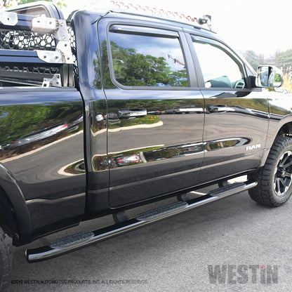 Westin PRO TRAXX 5 Oval W2W Nerf Steps 2019-2024 Ram 1500 Crew Cab (5'7" Bed)