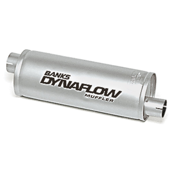 BANKS POWER | Stainless Steel Exhaust Muffler 3 Inch Inlet X 3.5 Inch Outlet Various Applications | 52407