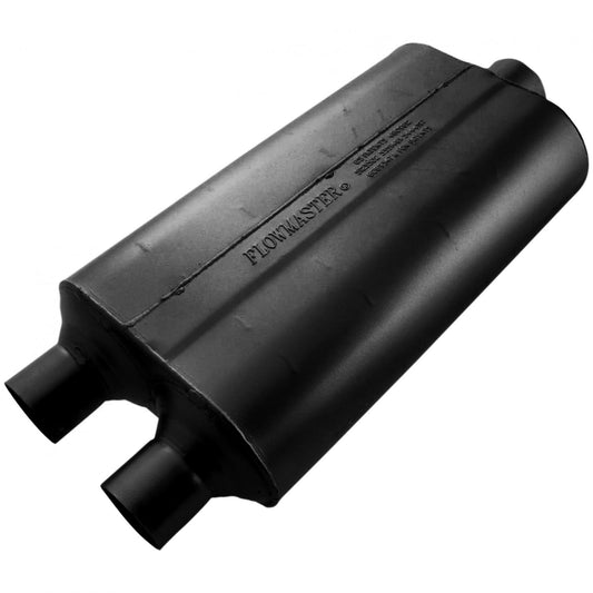 FLOWMASTER Super 50 Series Chambered Muffler Super 50 2.25 Dual In 3.00 Center Out Mild Sound
