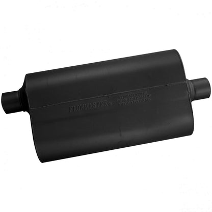 FLOWMASTER Super 50 Series Chambered Muffler Super 50 2.25 Offset In 2.25 Center Out Mild Sound
