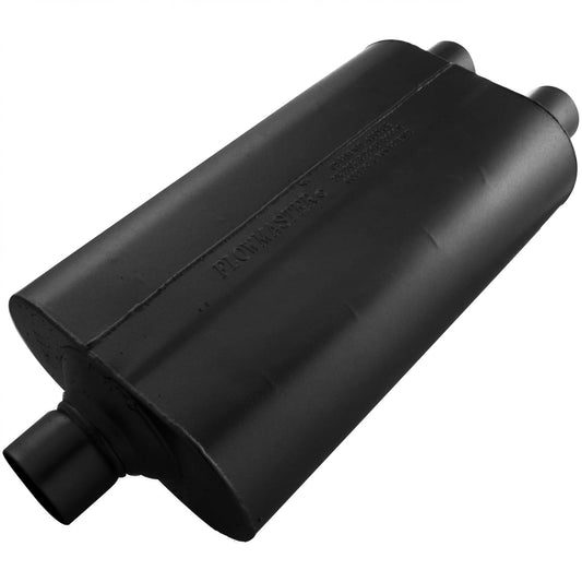 FLOWMASTER Super 50 Series Chambered Muffler Super 50 2.50 Center In 2.25 Dual Out Mild Sound