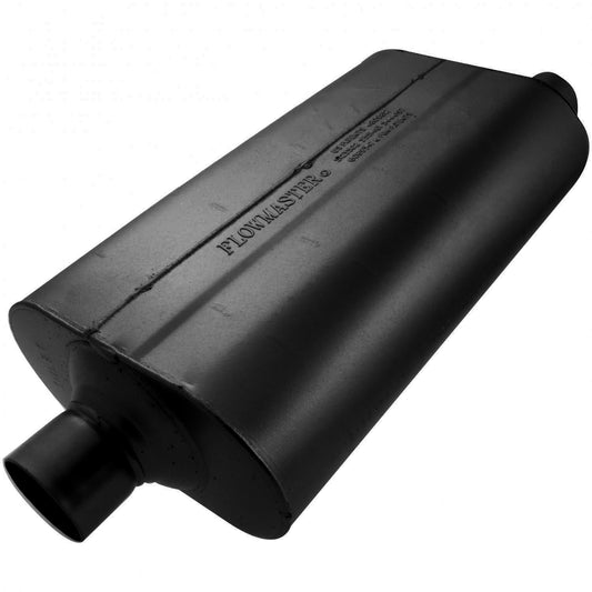 FLOWMASTER Super 50 Series Chambered Muffler Super 50 2.50 Center In 2.50 Offset Out Mild Sound