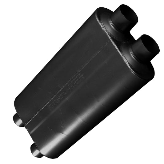 FLOWMASTER 50 Series Big Block Chambered Muffler 50 Big Block 2.75 Dual In 2.50 Dual Out Mild Sound