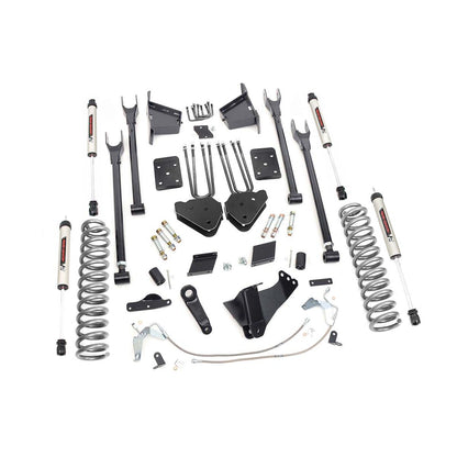 Rough Country 6 Inch Lift Kit |4-Link | No OVLD | V2 | Ford F-250 Super Duty 4WD (15-16) 52770