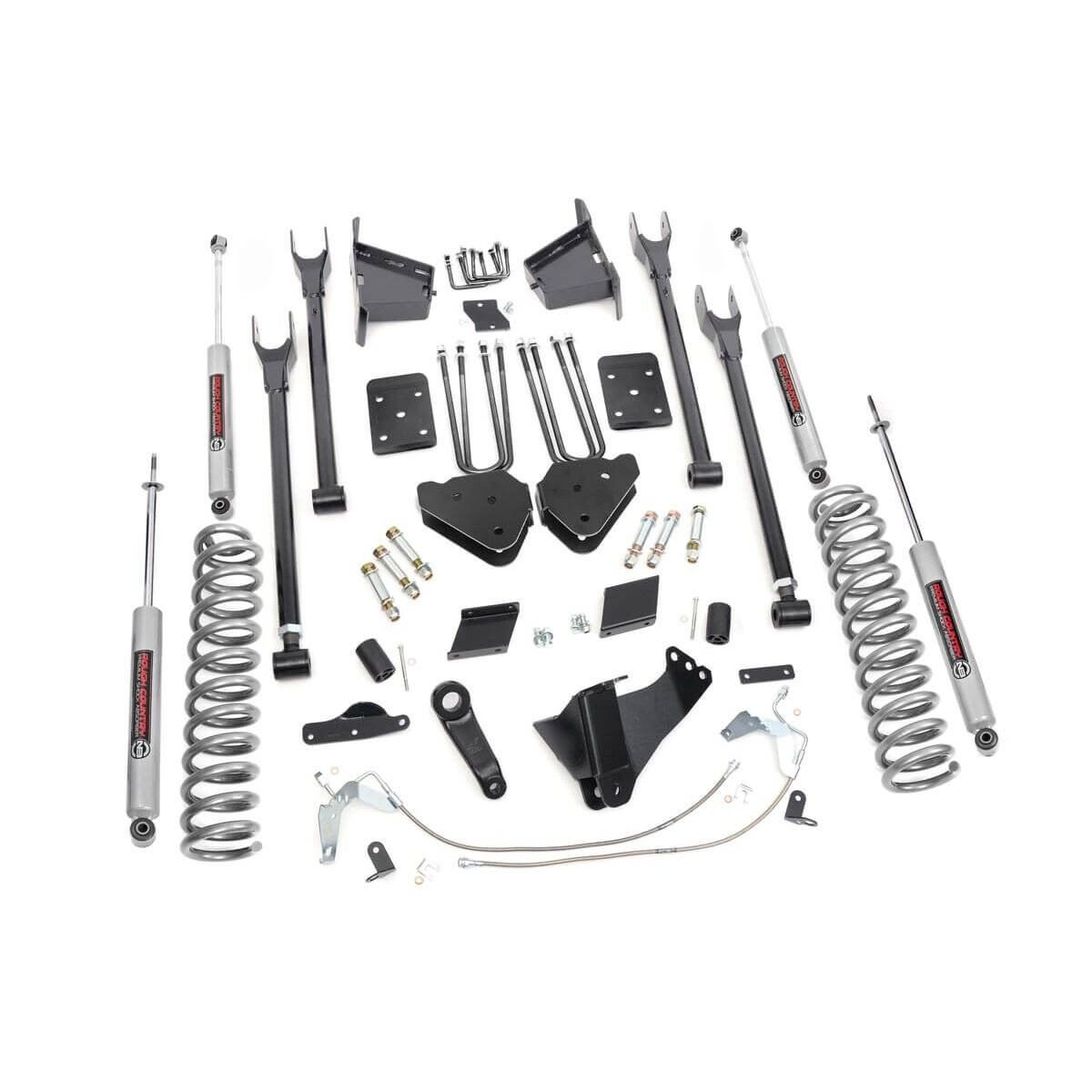ROUGH COUNTRY | 6 Inch Lift Kit 4-Link  No OVLD  Ford F-250 Super Duty 4WD (2015-2016) | 527.2