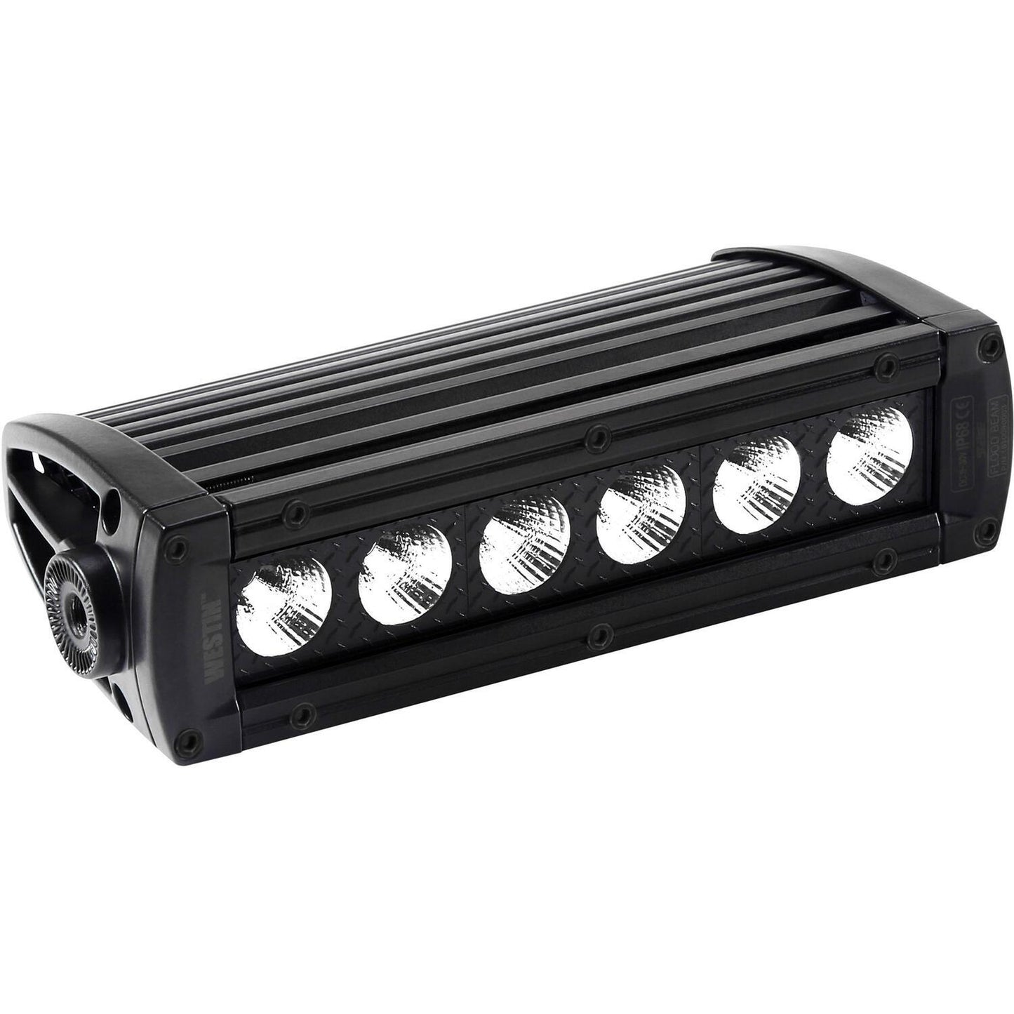WESTIN AUTOMOTIVE | B-FORCE Single Row LED  All  B-FORCE LED Light Bar Single Row 6" Flood w/5W Cree  Black | 09-12211-6F