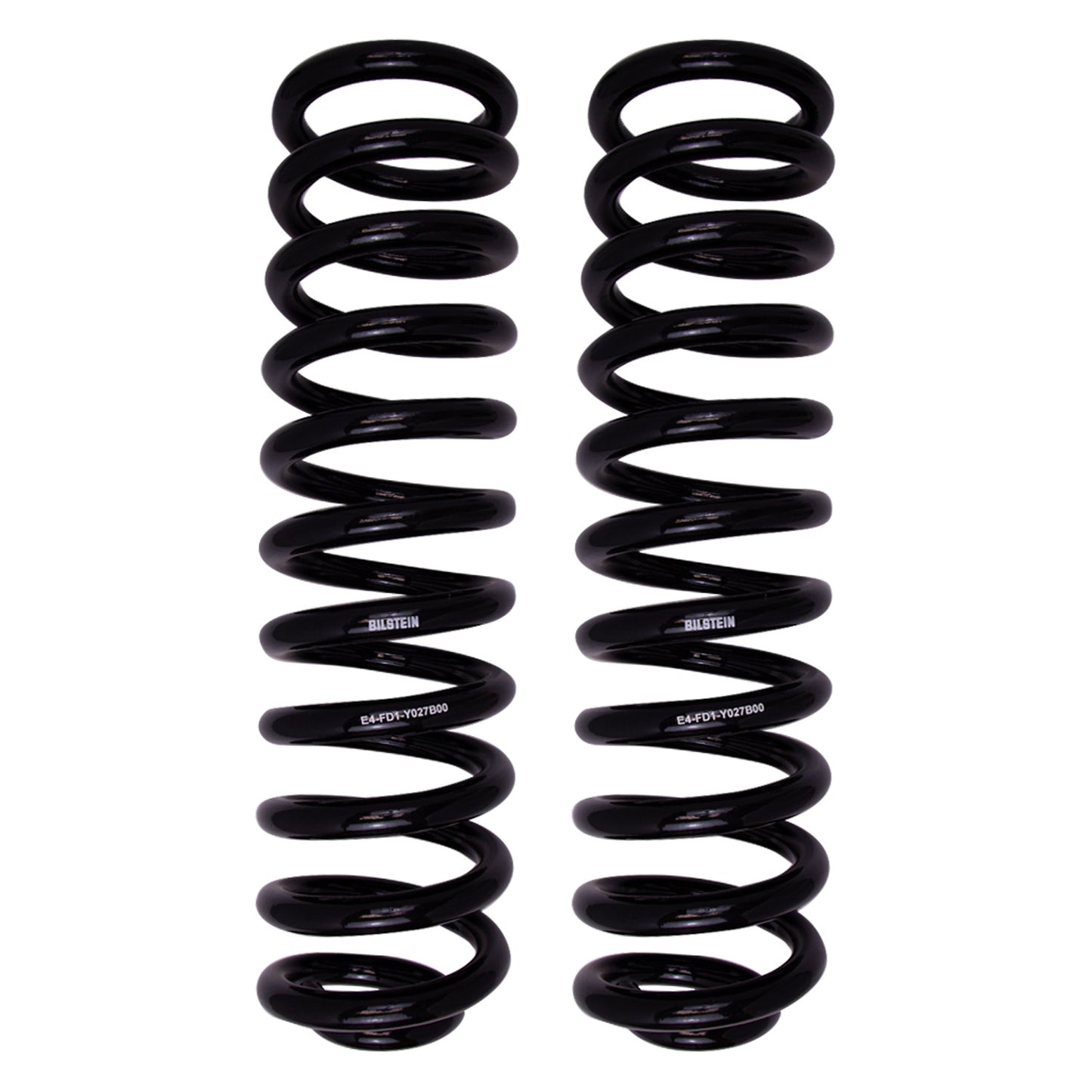 BILSTEIN | Coil Spring Set Ford F250 4WD Diesel 05+F B12 (Special)  | 53-317308, black coil springs front suspension.