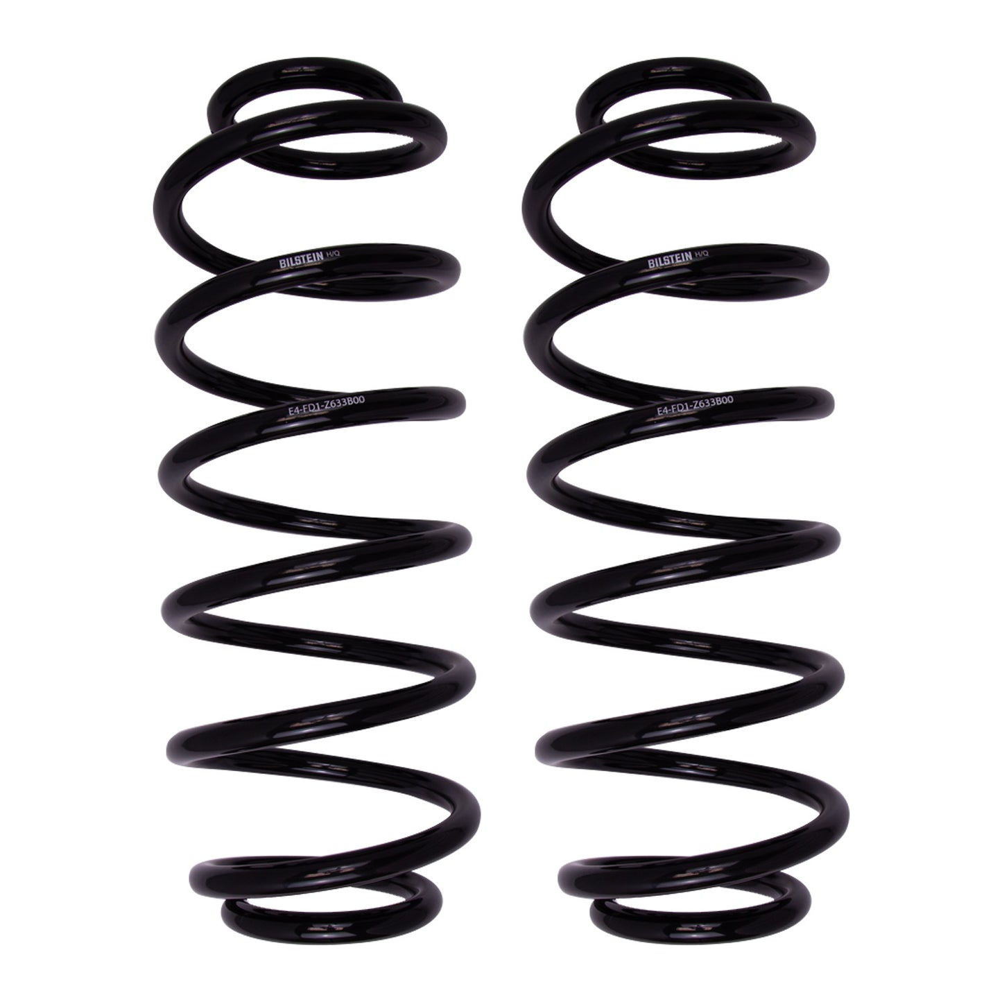 BILSTEIN | Coil Spring Set Jeep Wrangler JL 18+ Rear 4dr 2 Inch B12 (Special) | 53-322425, black coil springs